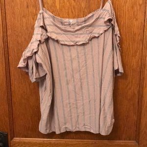 Off The Shoulder Shirt from AEO